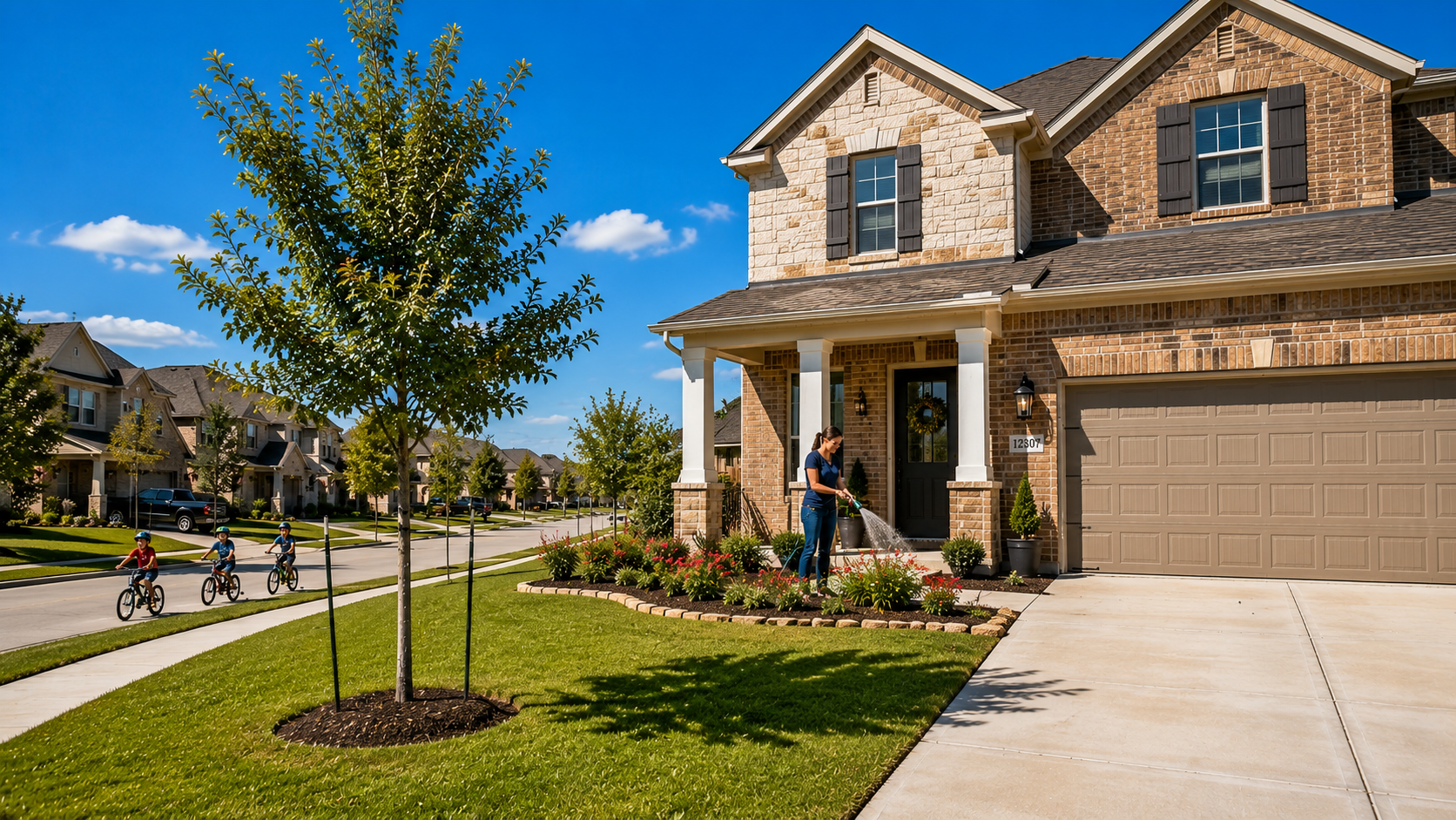 D.R. Horton home in a Houston-area neighborhood