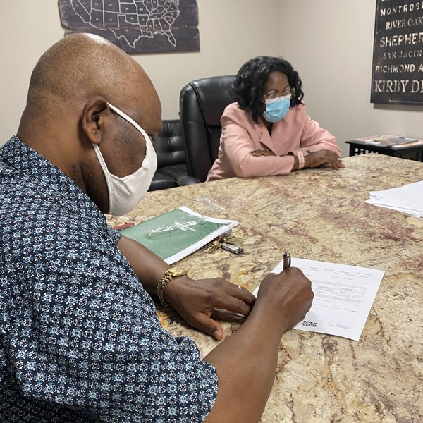 Eddie Weir client Prof. Cajetan M. Akujuobi