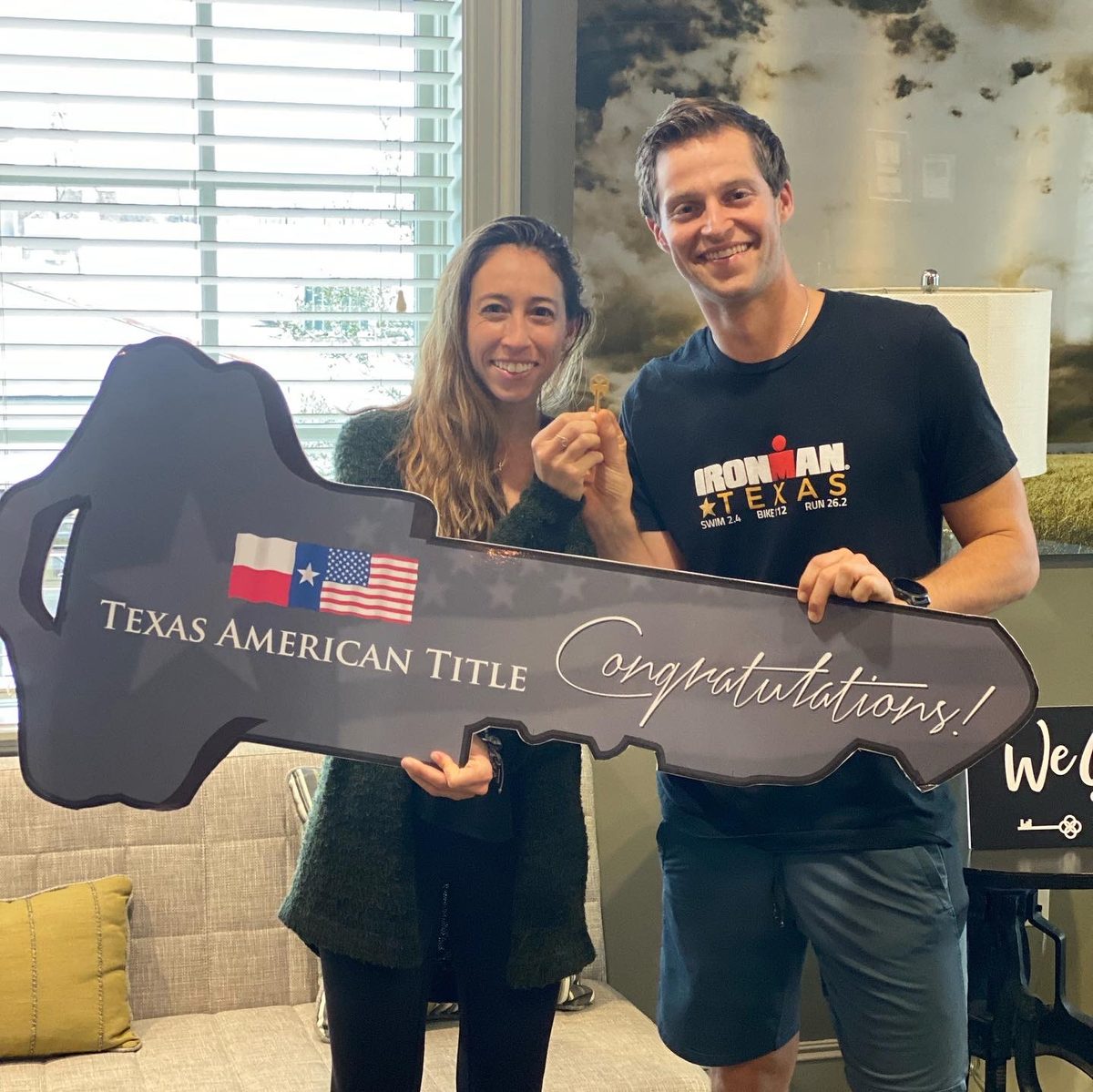 A happy Eddie Weir client at their Greater Houston home closing (photo 6 of 79)
