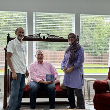 Eddie Weir client Javeed & Najma