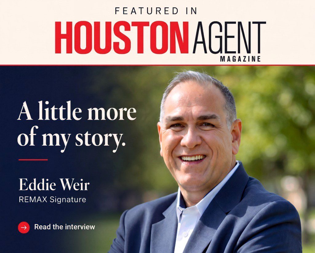 Eddie Weir featured in Houston Agent Magazine